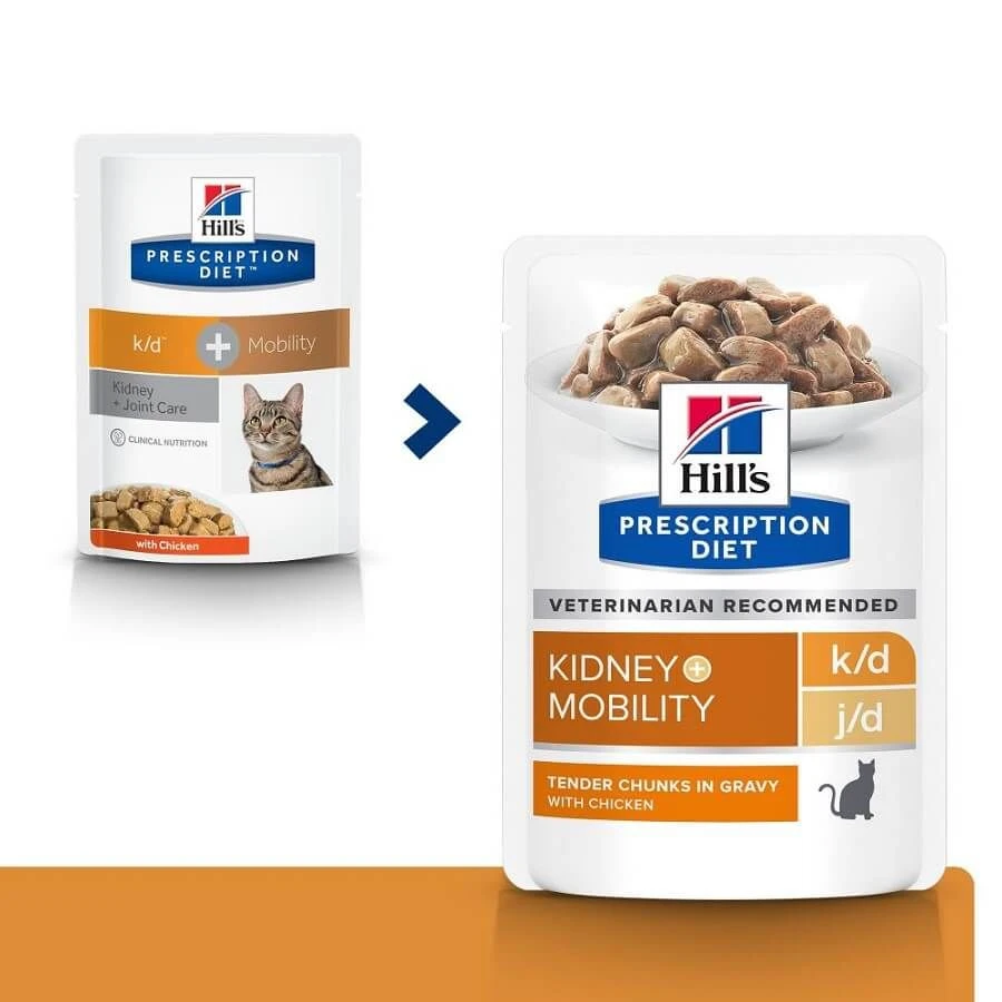 Hill's Prescription Diet Feline K/D + Mobility 12 X 85 G 4 Hill's Prescription Diet Feline K/D + Mobility 12 X 85 G – Image 2