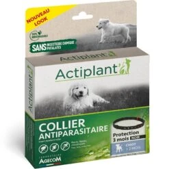 Actiplant Collier Antiparasitaire Noir Chiot