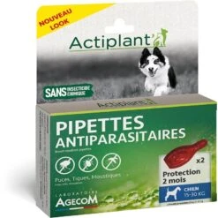 Actiplant Pipettes Antiparasitaires Chien 15-30 Kg X2