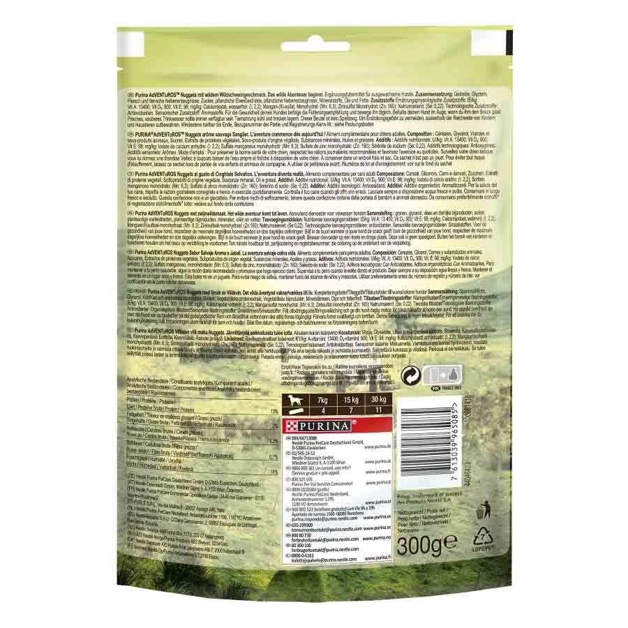 Adventuros Nuggets Chien Sanglier 300 G 4 Adventuros Nuggets Chien Sanglier 300 G – Image 2