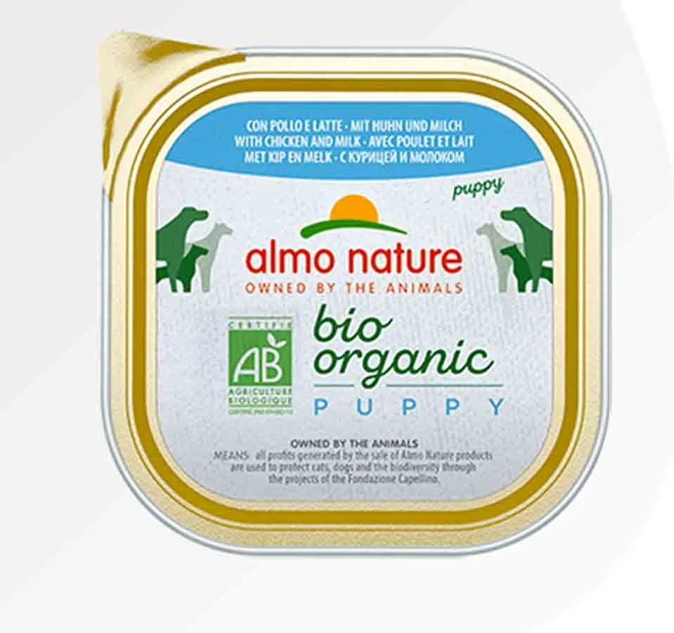 Almo Nature Chiot Bio Maintenance Poulet Lait 9 X 300 G 3 Almo Nature Chiot Bio Maintenance Poulet Lait 9 X 300 G