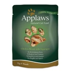 Applaws Sachet Chat Poulet Et Asperges 12 X 70 G