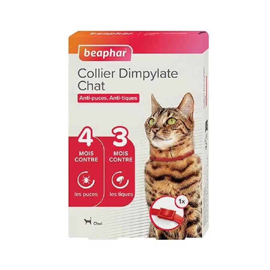 Beaphar Collier Dimpylate Contre Puces Et Tiques Pour Chat Rouge 3 Beaphar Collier Dimpylate Contre Puces Et Tiques Pour Chat Rouge