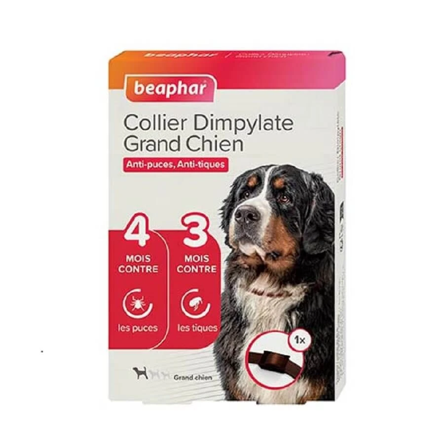 Beaphar Collier Dimpylate Puces Grand Chien Marron 3 Beaphar Collier Dimpylate Puces Grand Chien Marron