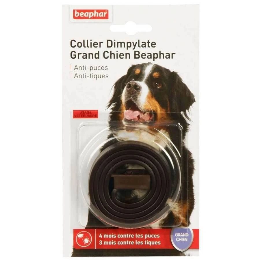 Beaphar Collier Dimpylate Puces Grand Chien Marron 4 Beaphar Collier Dimpylate Puces Grand Chien Marron – Image 2