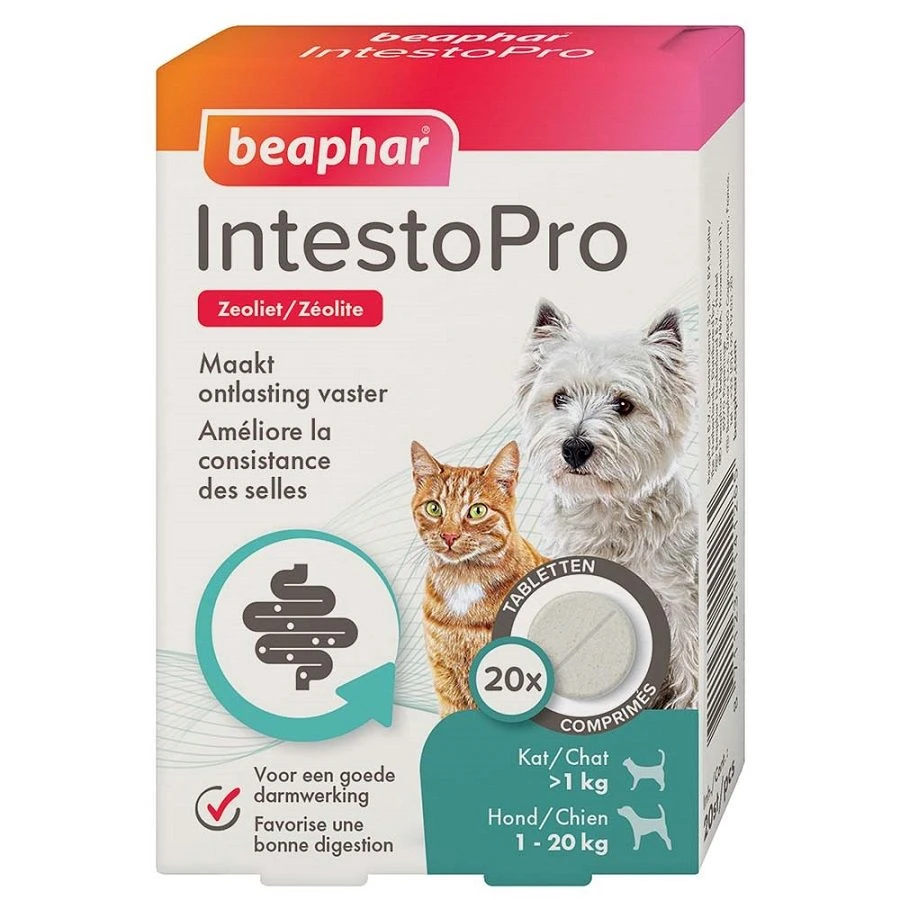 Beaphar IntestoPro Chat Chien < 20 Kg - 20 Cps 3 Beaphar IntestoPro Chat Chien < 20 Kg - 20 Cps