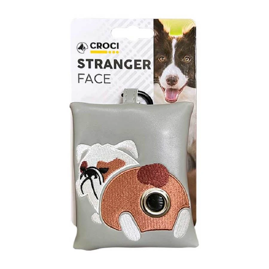 Croci Distributeur Sac Stranger Face Bouledogue 3 Croci Distributeur Sac Stranger Face Bouledogue
