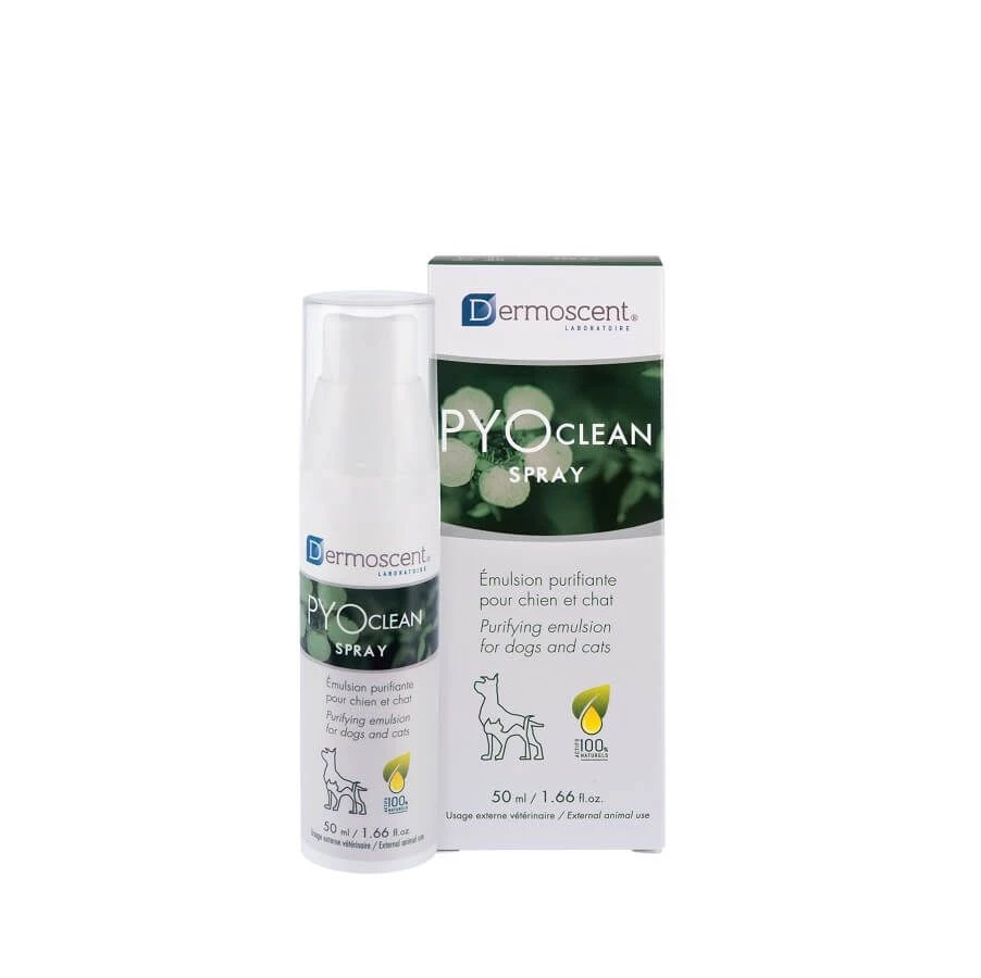 Dermoscent PYOClean Spray Pour Chat Et Chien 50 Ml 3 Dermoscent PYOClean Spray Pour Chat Et Chien 50 Ml