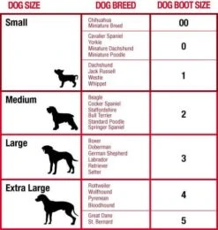 Botte De Protection Mikki T.2 -Animalerie dog boot sizing mikki 2