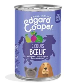 Edgard & Cooper Boite Boeuf Betteraves/Brocoli Chien Adulte 6x400 G