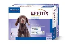 Effitix Spot On Moyen Chien 10 - 20 Kg 24 Pipettes