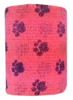 Bandes Cohésives 7.5 Cm Empreinte Rose Fluo 4 Bandes Cohésives 7.5 Cm Empreinte Rose Fluo – Image 2