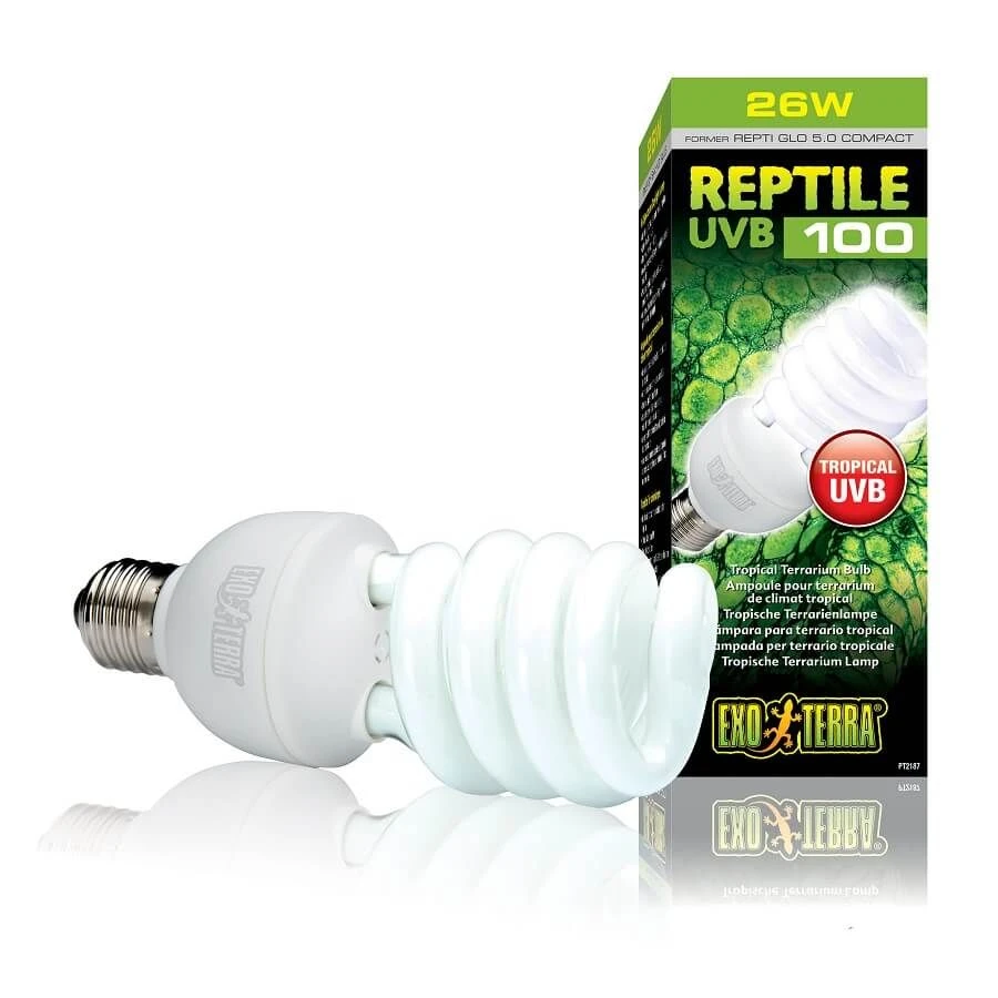 Exo Terra Ampoule Terrarium UVB 100 25 W 4 Exo Terra Ampoule Terrarium UVB 100 25 W – Image 2