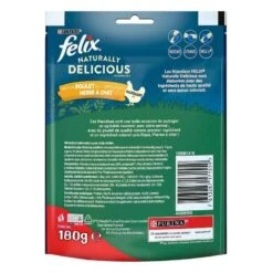 Felix Naturally Delicious Poulet Herbe à Chat 180 G -Animalerie felix naturally delicious poulet herbe a chat 180 g 3