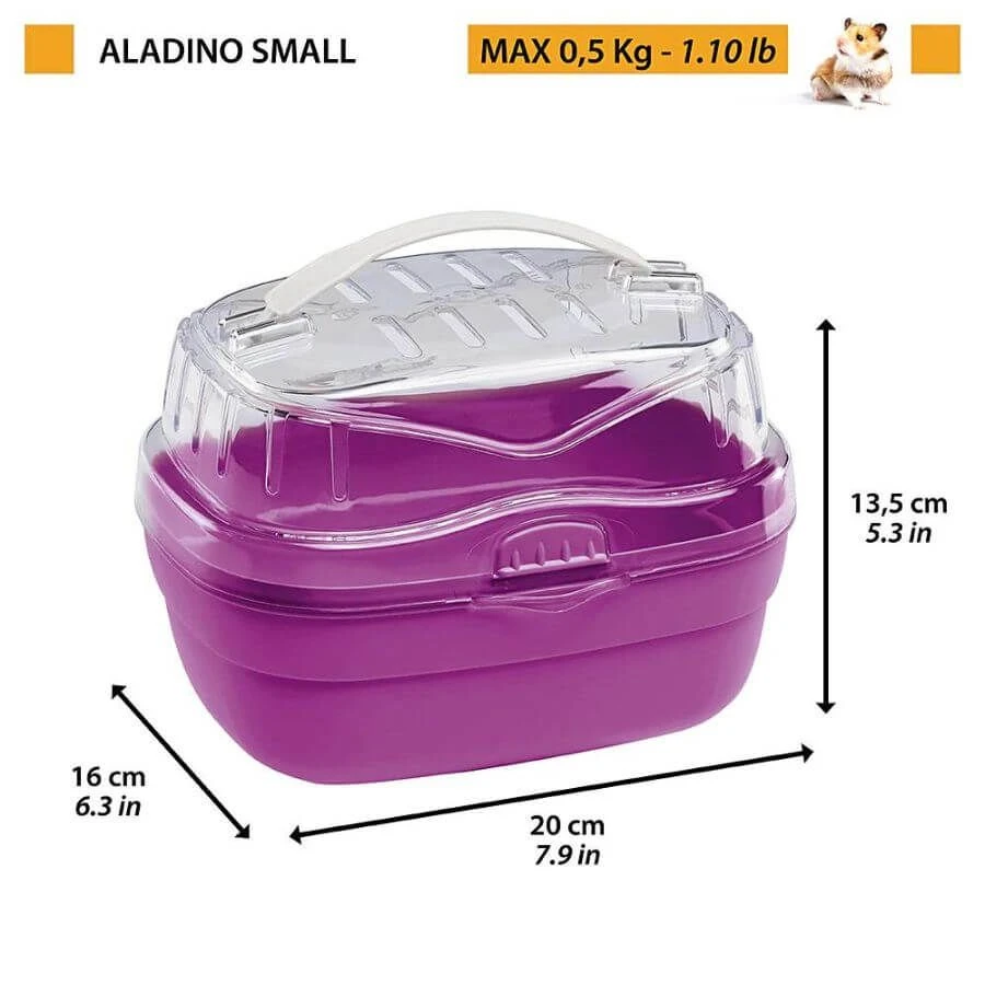 Ferplast Caisse De Transport Aladino Hamster S 4 Ferplast Caisse De Transport Aladino Hamster S – Image 2