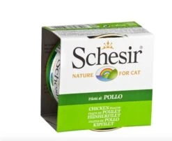 Schesir Filets De Poulet En Gelée Pour Chat 14 X 85 G