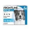Frontline Spot On Chien De 10-20 Kg 6 Pipettes 2 Frontline Spot On Chien De 10-20 Kg 6 Pipettes -Animalerie frontline spot on chien de 10 20 kg 6 pipettes