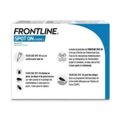 Frontline Spot On Chien De 20-40 Kg 6 Pipettes -Animalerie frontline spot on chien de 20 40 kg 6 pipettes 2