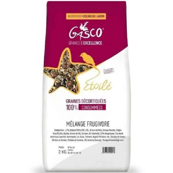 Gasco Mélange Étoilé Frugivore Pour Oiseaux 2 Kg 3 Gasco Mélange Étoilé Frugivore Pour Oiseaux 2 Kg