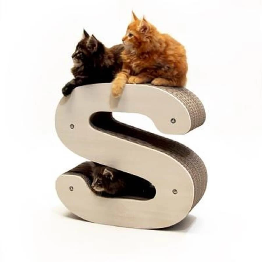 Homycat Griffoir Pour Chat Lettre S - Destockage 4 Homycat Griffoir Pour Chat Lettre S - Destockage – Image 2