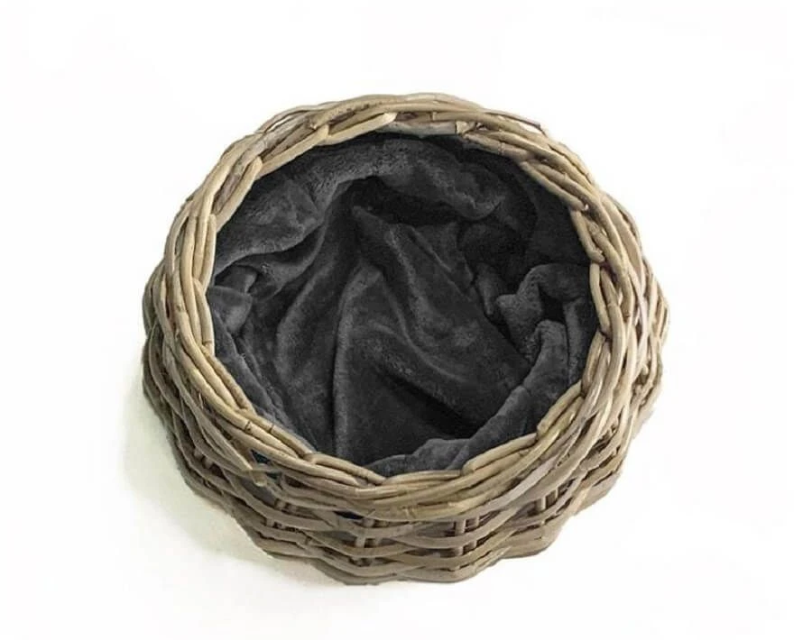 Homycat Panier Avec Plaid Gris Pour Chat - Destockage 3 Homycat Panier Avec Plaid Gris Pour Chat - Destockage