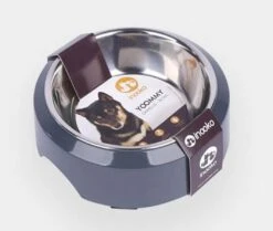 Inooko Gamelle Yoomy Chien Et Chat Gris Foncé 300 Ml - Destockage