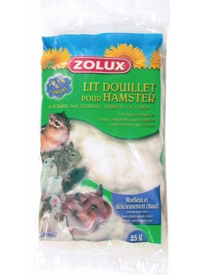Zolux Lit Douillet Blanc Pour Hamster 3 Zolux Lit Douillet Blanc Pour Hamster