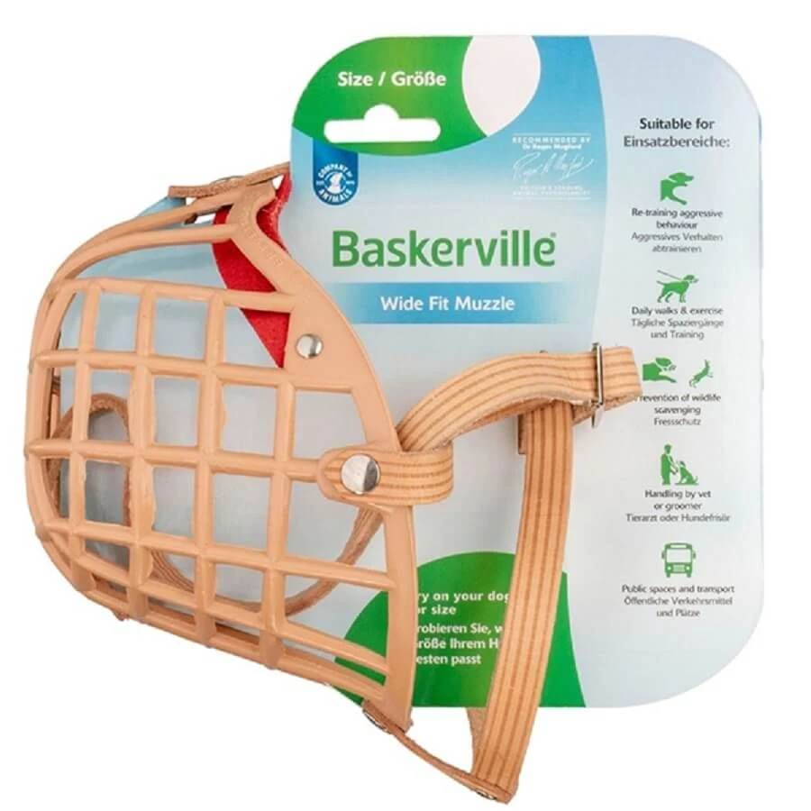 Muselière Baskerville Muzzle Beige T6 3 Muselière Baskerville Muzzle Beige T6