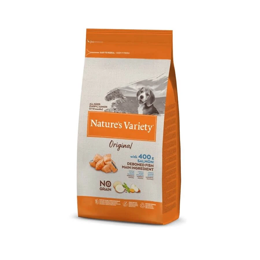 Nature's Variety Nature's Variety Croquettes Original No Grain Puppy/Junior Saumon 2 Kg - Destockage 3 Nature's Variety Nature's Variety Croquettes Original No Grain Puppy/Junior Saumon 2 Kg - Destockage
