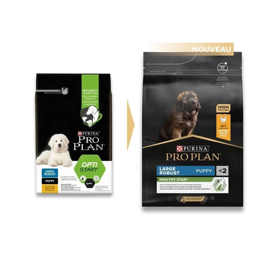Purina Proplan Chiot Large Robust OPTISTART 3 Kg 4 Purina Proplan Chiot Large Robust OPTISTART 3 Kg – Image 2