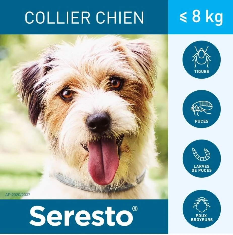 Seresto Collier Antiparasitaire Petit Chien X2 4 Seresto Collier Antiparasitaire Petit Chien X2 – Image 2