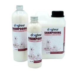 Dogteur Shampoing Pro Nourrissant & Démêlant 1 L -Animalerie shampooing huilecoco gamme 2