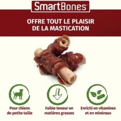 Smartbones Sticks Mini Wrap Au Poulet Pour Chien 9 Pcs 9 Smartbones Sticks Mini Wrap Au Poulet Pour Chien 9 Pcs -Animalerie smartbones sticks mini wrap au poulet 9 pcs 4