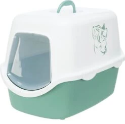 Trixie Bac à Litière Vico Vert à Motif 40 X 40 X 56 Cm