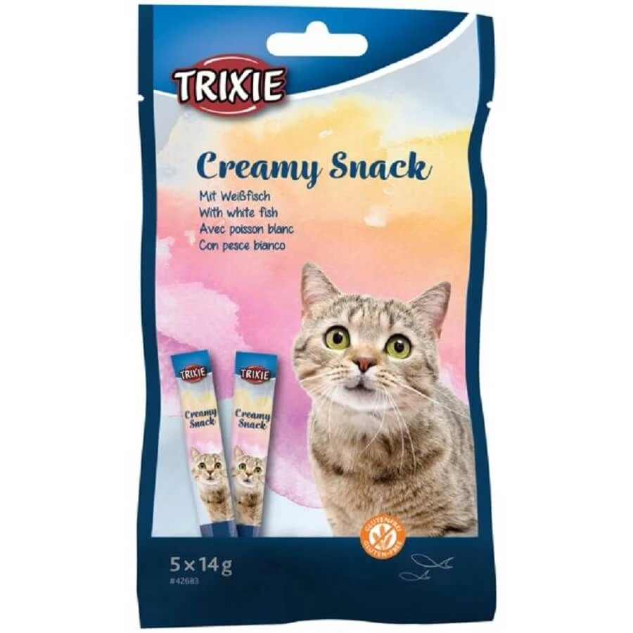 Trixie Creamy Snack Au Poisson Blanc 5 X 14 G 3 Trixie Creamy Snack Au Poisson Blanc 5 X 14 G