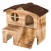 Trixie Natural Living Maison Kasja En Bois Flammé Souris Et Hamsters -Animalerie trixie natural living maison kasja en bois flamme souris et hamsters