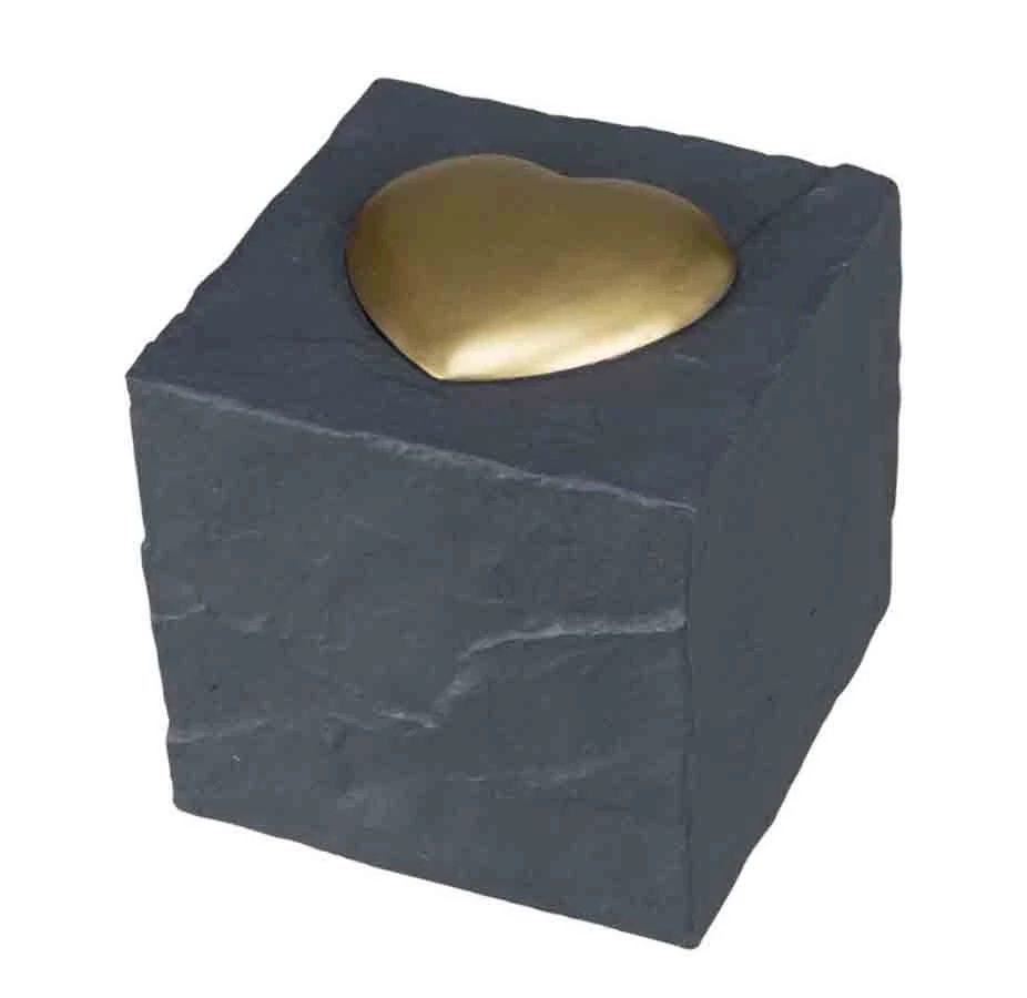 Trixie Pierre Commémorative Grise & Cœur 11 Cm 3 Trixie Pierre Commémorative Grise & Cœur 11 Cm