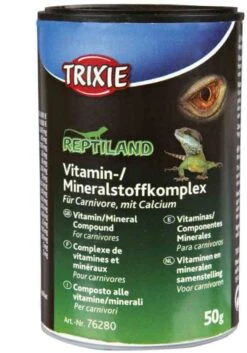 Trixie Reptiland Complexe Vitamines Et Minéraux Reptiles Carnivores 50 G