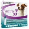 Vectra 3D Chien 4 à 10 Kg 3 Pipettes -Animalerie vectra 3d s