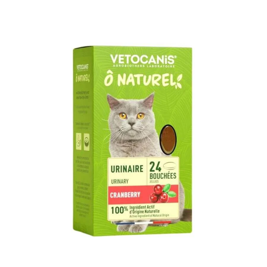 Vétocanis O Naturel Bouchées Urinaire Chat X24 3 Vétocanis O Naturel Bouchées Urinaire Chat X24