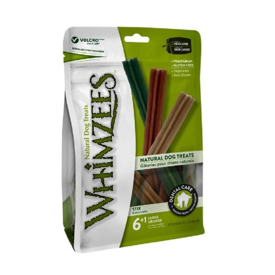 Whimzees Friandise Végétale Stix Chien L X7 3 Whimzees Friandise Végétale Stix Chien L X7