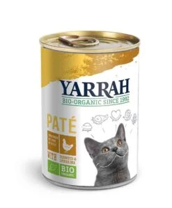Yarrah Bio Pâté De Poulet à La Spiruline Et Aux Algues Marines Pour Chat 12 X 400 Grs