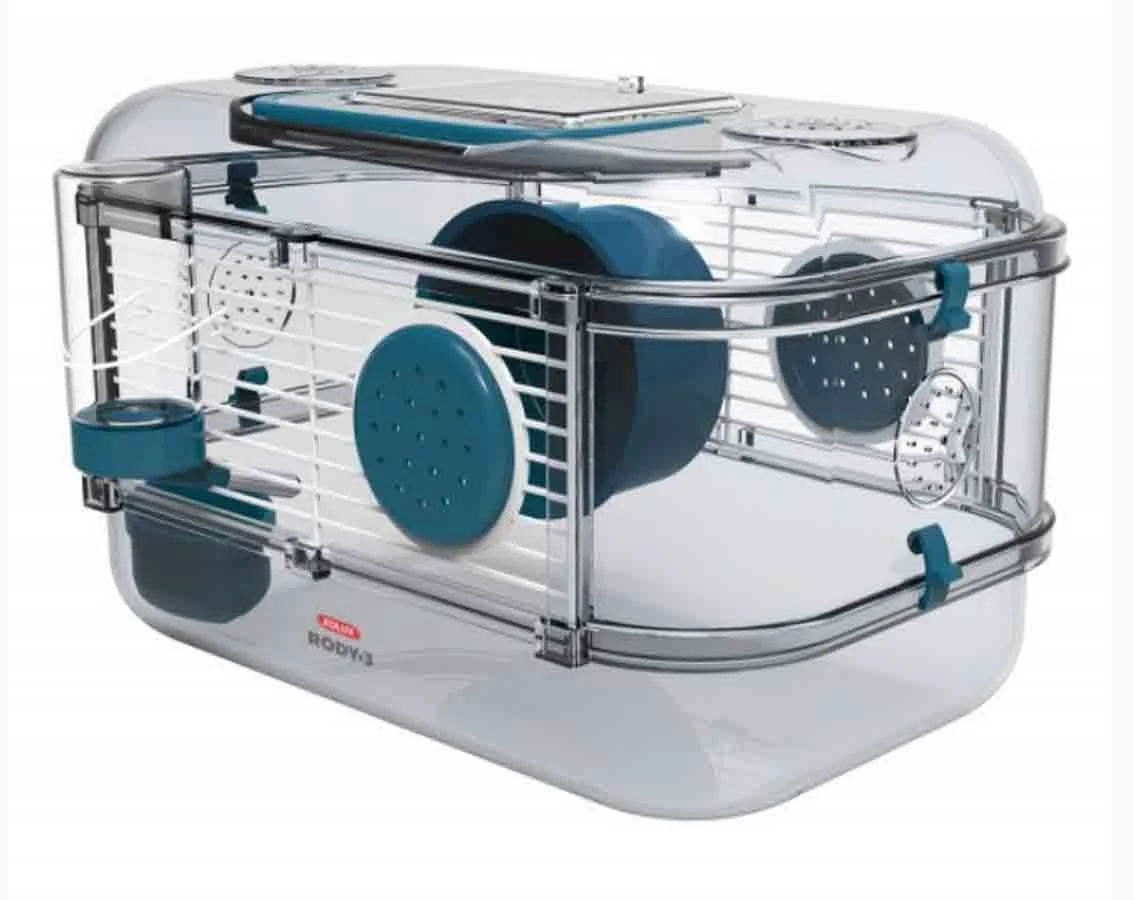 Zolux Cage RODY.3 Mini Bleu 3 Zolux Cage RODY.3 Mini Bleu