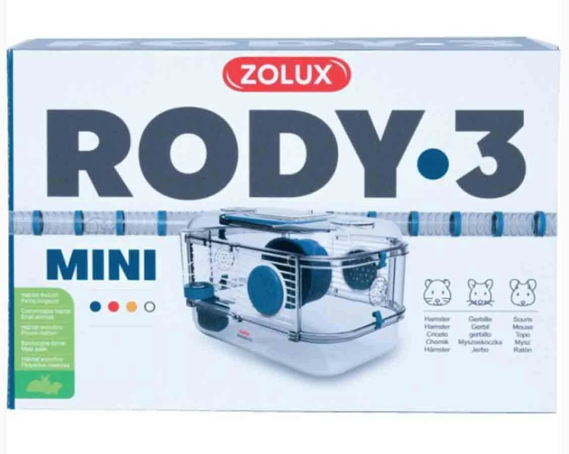 Zolux Cage RODY.3 Mini Bleu 4 Zolux Cage RODY.3 Mini Bleu – Image 2