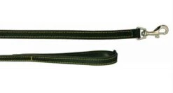 Zolux Laisse Cuir Piqué Noir 60 Cm / 20 Mm